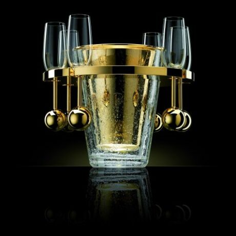 Gold champagne bucket